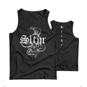 Slthr Serpent Skull Tank Black Size XS Goth Rock Grunge Concert Punk Metal